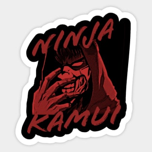 vintage ninja kamui Sticker